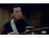 Donnie Yen Signed Autographed 8x10 Photo Star Wars ROGUE ONE Beckett BAS COA