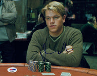 Matt Damon Signed Autographed 8x10 Photo ROUNDERS Mike McDermott PSA/DNA COA