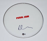 Dave Krusen Signed Autographed 12" Drumhead Pearl Jam Drummer Beckett BAS COA