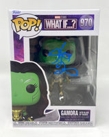 Zoe Saldana Signed Gamora Funko Pop What If Guardians of The Galaxy Beckett COA