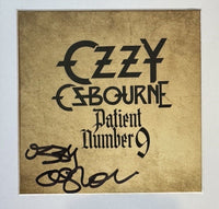 Ozzy Osbourne Signed Autograph Patient Number 9 CD Framed Black Sabbath COA