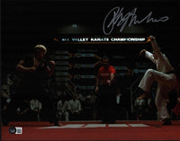 Ralph Macchio Signed Autograph 11x14 Photo The Karate Kid Crane Kick Beckett COA