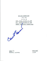 Carol Burnett Signed Autographed THE CAROL BURNETT SHOW Episode 9 Script COA