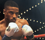 Michael B. Jordan Signed Creed 12x18 Photo Poster Rocky Autograph Beckett COA