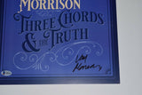 Van Morrison Signed Autograph Three Chords And The Truth Lithograph Beckett COA