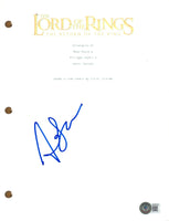 Andy Serkis Signed Autograph Lord of The Rings Return of the King Script BAS COA