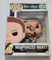 Dan Harmon Signed Rick and Morty WEAPONIZED MORTY 173 Funko Pop Figure COA