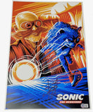 Ben Schwartz Signed Autograph Sonic The Hedgehog 12x18 Movie Poster Beckett COA