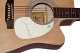 Christine McVie Signed Full Size Acoustic Guitar Fleetwood Mac ACOA COA