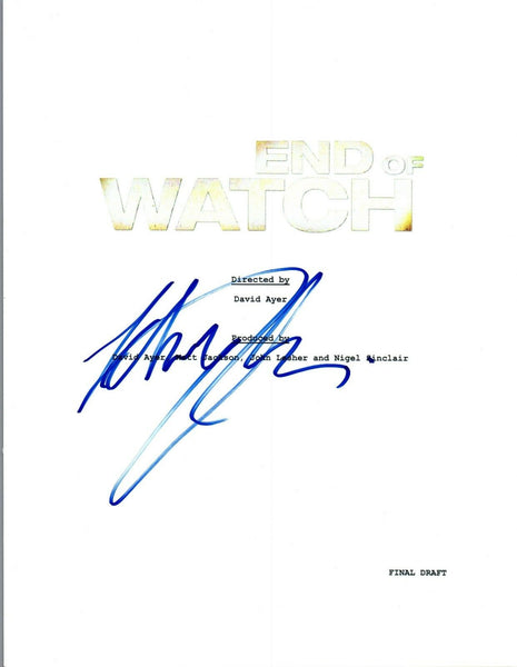 John Lesher Signed Autographed END OF WATCH Movie Script COA VD