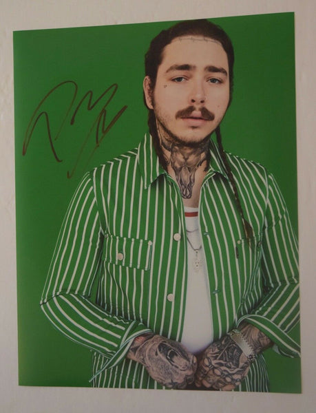 Post Malone Signed Autographed 11x14 Photo STONEY BEERBONGS & BENTLEYS COA