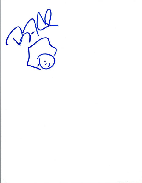 Ryan Cabrera Signed Autographed Hand Drawn Sketch COA VD