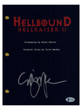 Clive Barker Signed Autographed Hellbound Hellraiser II Movie Script Beckett COA