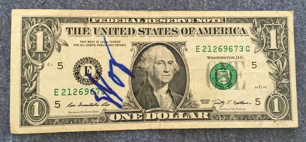 Steve Wozniak Signed Autograph $1 U.S. One Dollar Bill Apple Co-Founder COA VD