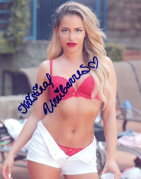 Kristina Urribarres Signed Autographed 8x10 Photo Model COA