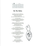 Jeff Barry Signed Autograph The Ronettes BE MY BABY Lyric Sheet Songwriter COA