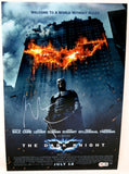 Christian Bale Signed Autograph The Dark Knight 12x18 Movie Poster Photo BAS COA