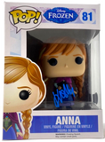 Kristen Bell Signed Funko Pop Frozen Anna #81 Disney Autograph Beckett COA