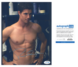 Robbie Amell Signed Autograph 8x10 Photo The Flash Shirtless Actor ACOA COA