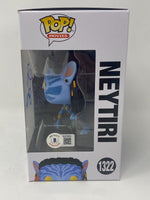 Zoe Saldana Signed Autograph Avatar Neytri Funko Pop 1322 Beckett COA