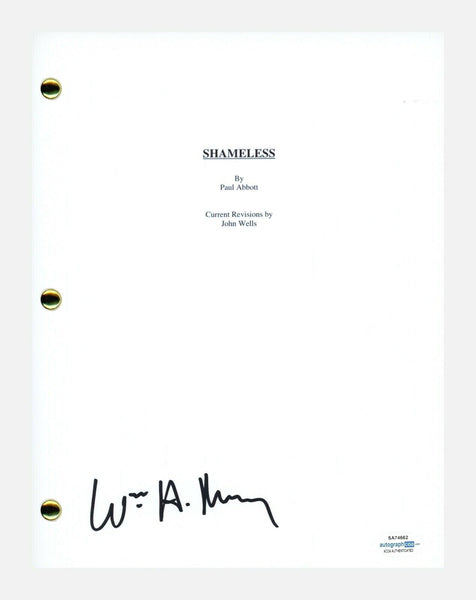 William H Macy Signed Autographed Shameless Pilot Episode Script ACOA COA