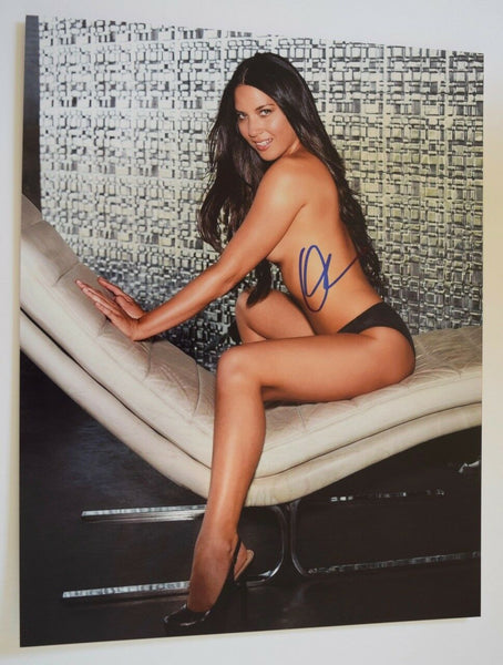 Olivia Munn Signed Autographed 11x14 Photo Hot Sexy X-Men Nude Topless COA VD