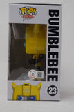 Mark Wahlberg Signed Funko Pop! Transformers Bumblebee #23 Autograph Beckett COA