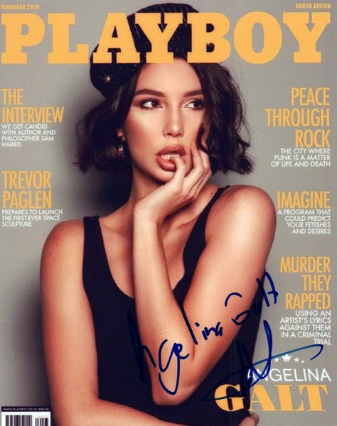 Angelina Galt Signed Autographed 8x10 Photo PLAYBOY MODEL COA