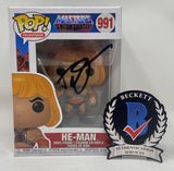 Dolph Lundgren Signed He-Man Funko Pop Masters of the Universe #991 Beckett COA