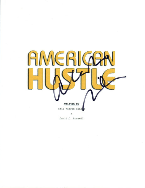 Alessandro Nivola Signed Autographed AMERICAN HUSTLE Full Movie Script COA VD