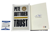 Pete Buttigieg Signed Autographed Trust Hardcover 1st Edition Book Beckett COA