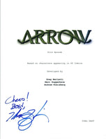 Marc Guggenheim Signed Autographed ARROW Pilot Episode Script COA VD