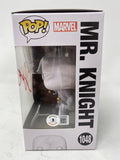 Oscar Isaac Signed Funko Pop Moon Knight Mr. Knight #1048 Autograph Beckett COA