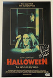 Nick Castle Signed Halloween 11x17 Movie Poster Photo Michael Myers Beckett COA