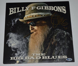 Billy Gibbons Signed Autograph The Big Bad Blues Record Album ZZ TOP Beckett COA