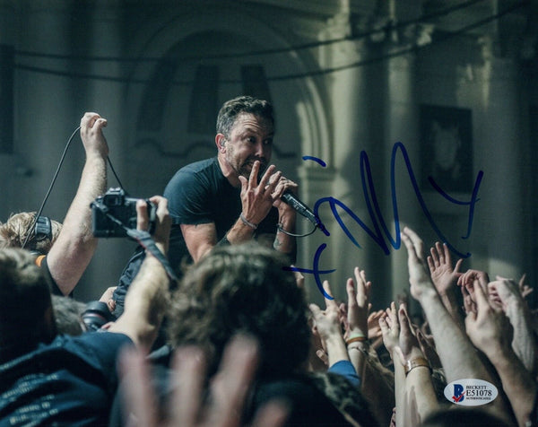 Tim McIlrath Signed Autograph 8x10 Photo RISE AGAINST Beckett BAS COA