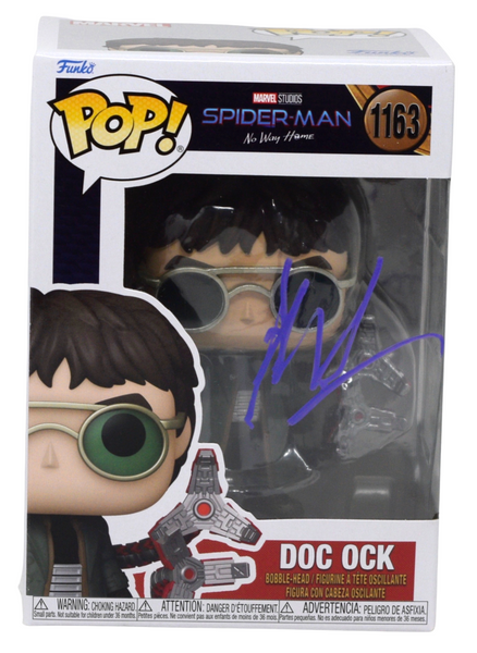Alfred Molina Signed Funko Pop Doc Ock Spider-Man No Way Home Beckett COA