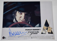 Malcolm McDowell Signed Autograph 11x14 Photo A Clockwork Orange Beckett BAS COA