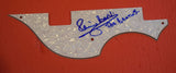 Pete Best Signed Autographed Hofner Bass Guitar Pickguard The Beatles Proof B