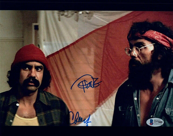 Cheech Marin Tommy Chong Signed Autograph 8x10 Photo UP IN SMOKE Beckett COA