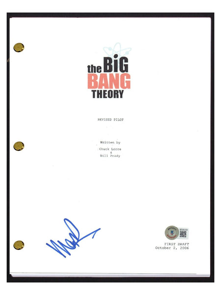 Mayim Bialik Signed Autographed The Big Bang Theory Pilot Script Beckett COA