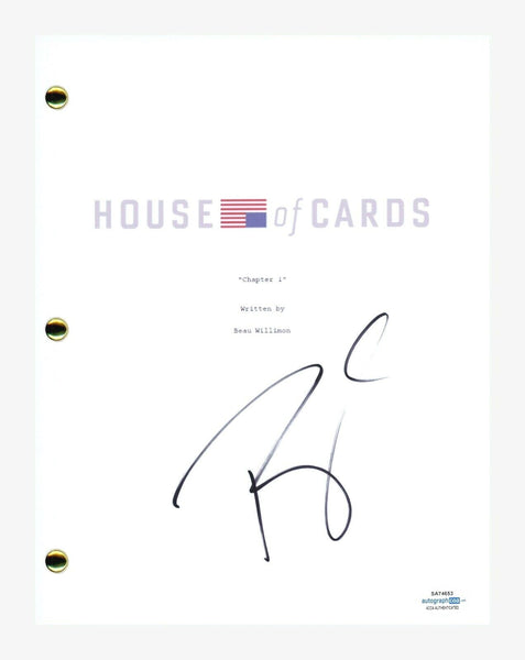 Robin Wright Signed Autographed House of Cards Pilot Episode Script ACOA COA