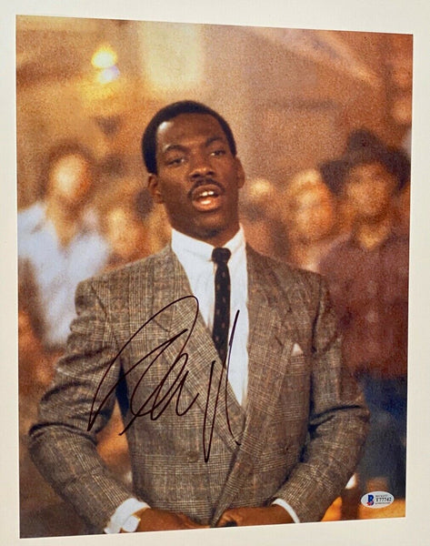 Eddie Murphy Signed Autographed 11x14 Photo TRADING PLACES Beckett BAS COA