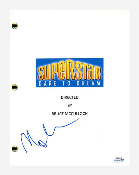 Molly Shannon Signed Autographed Superstar Movie Script Screenplay ACOA COA