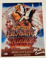 Mel Brooks Signed Autographed 11x14 Photo BLAZING SADDLES BAS Beckett COA