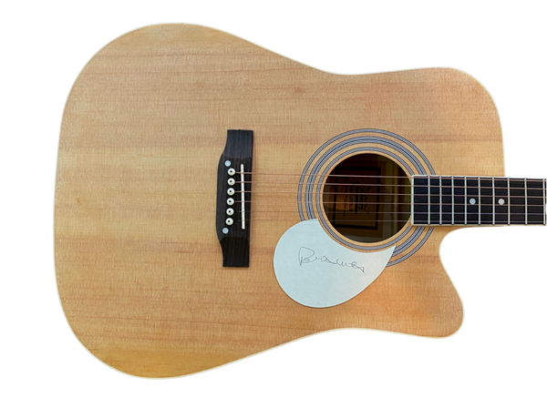 Brian Wilson Signed Autograph Full Size Acoustic Guitar The Beach Boys ACOA COA