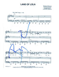 Billy Porter Signed Autographed Kinky Boots Land of Lola Sheet Music Page COA
