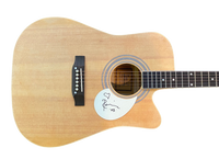 Ronnie Wood Signed Full Size Acoustic Guitar The Rolling Stones ACOA COA