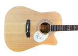 Ronnie Wood Signed Full Size Acoustic Guitar The Rolling Stones ACOA COA