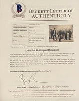 Chester Bennington & Mike Shinoda Signed 11x14 Photo Linkin Park Beckett COA